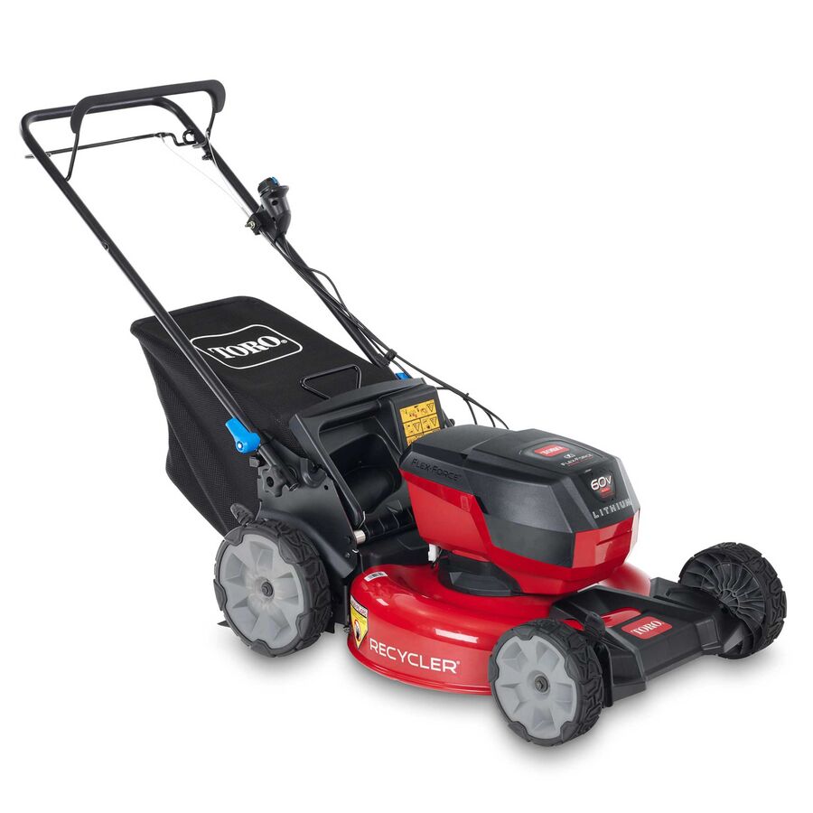 60V Max* 21 in. (53 cm) Recycler® Self-Propel Lawn Mower - 6.0Ah Battery Included