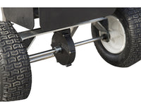 SaltDogg® Bulk Salt Walk Behind Broadcast Spreader with Black Powder-Coated Frame