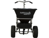 SaltDogg® Bulk Salt Walk Behind Broadcast Spreader with Black Powder-Coated Frame
